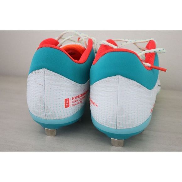 Nike CZ5920 107 Women's Sz 11 White Hyperdiamond 4 Elite Metal Softball Cleats - Picture 5 of 8
